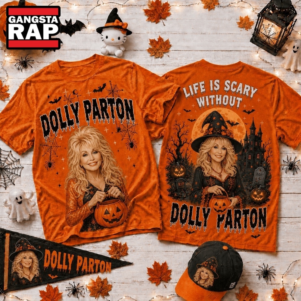 Life Is Scary Without Dolly Parton Halloween 2026 3D Shirt , Music Trending 3D Shirt Life IS Scary Without Dolly Parton Halloween 2026 3D Shirt