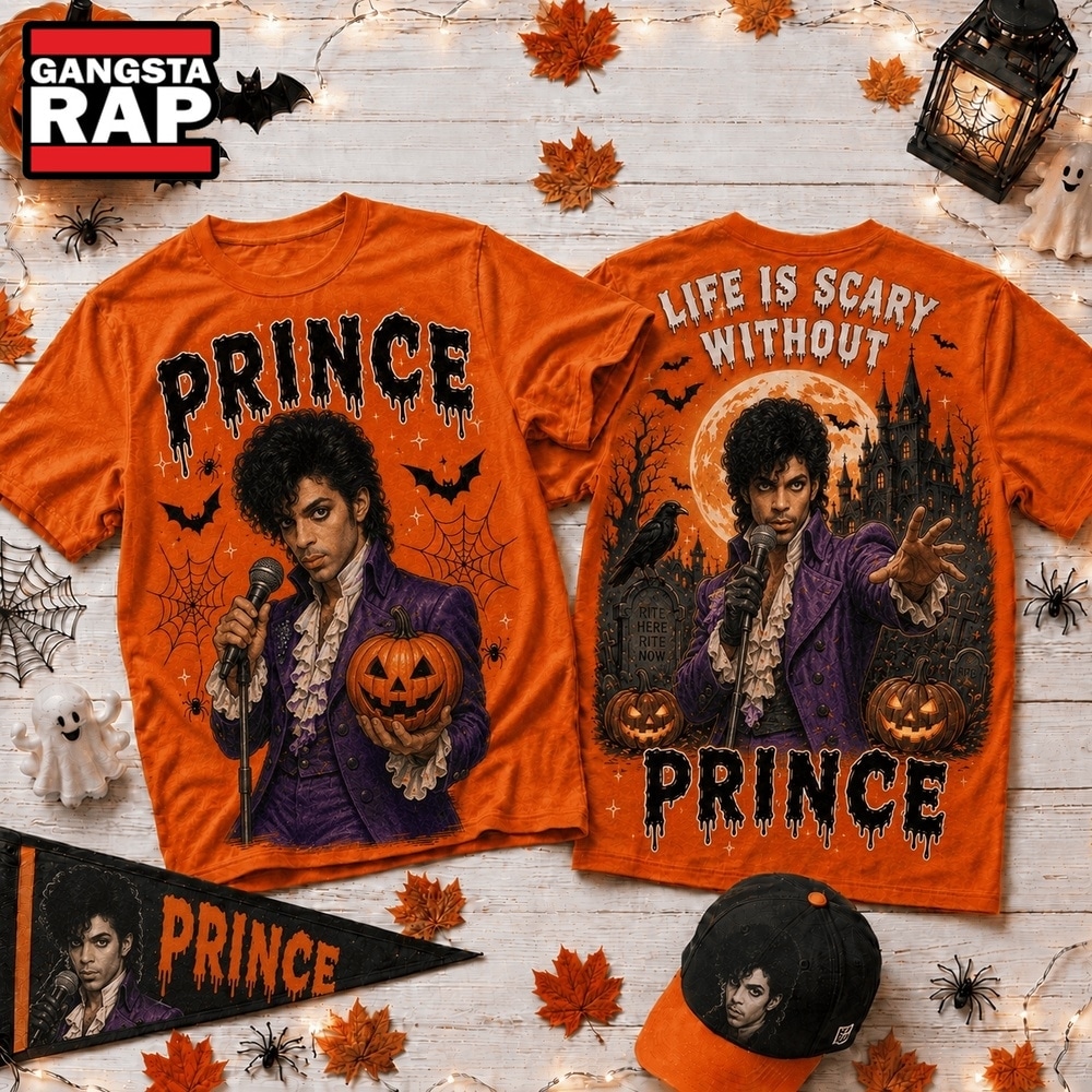 Life Is Scary Without Prince Halloween T Shirt , Music Trend Shirt Life IS Scary Without Prince Halloween T Shirt
