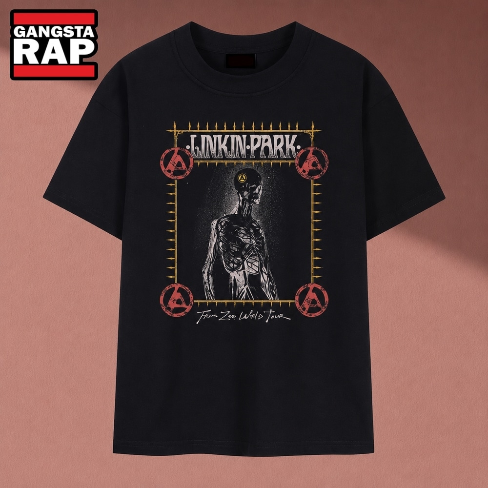 Linkin Park From Zero World Tour Rock Band Graphic T Shirt , Music 2D Shirt Linkin Park From Zero World Tour Rock Band Graphic T Shirt