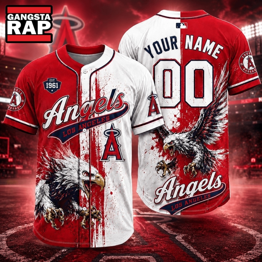 Los Angeles Angels 2026 MLB Eagle America Personalized Baseball Jersey , MLB Baseball Jersey Los Angeles Angels 2026 Mlb Eagle America Personalized Baseball Jersey