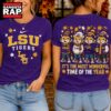 LSU Tigers 2026 NCAA Autumn Festive Cheer T Shirt , NCAA 3D Shirt Lsu Tigers 2026 Ncaa Autumn Festive Cheer T Shirt