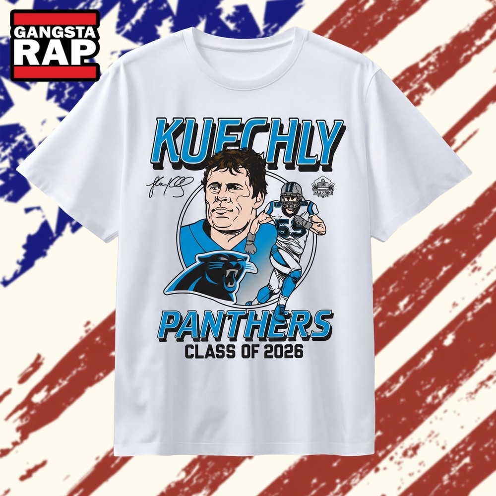 Luke Kuechly Panthers Class of 2026 Homage T Shirt , Vintage Trending Shirt Luke Kuechly Panthers Class OF 2026 Homage T Shirt