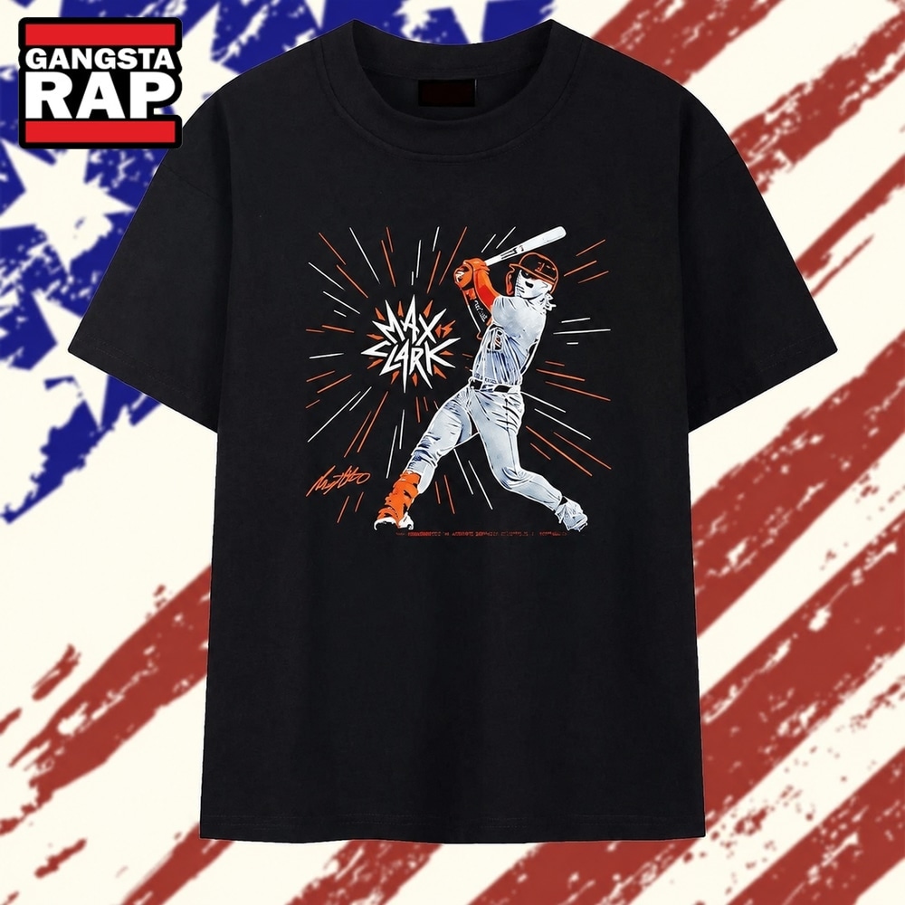 Max Clark baseball signature MLB prospect T Shirt , Trending 2D Shirt Max Clark baseball signature MLB prospect T Shirt , Trending 2D Shirt