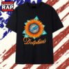 Miami Dolphins Football X Sunflower Graphic T Shirt , Vintage Trending Shirt Miami Dolphins Football X Sunflower Graphic T Shirt