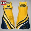 Michigan Wolverines NCAA Team Pride Women's Sleeveless Dress, NCAA Women Dress Shirt 2 Michigan Wolverines NCAA Team Pride Women's Sleeveless Dress, NCAA Women Dress Shirt Michigan Wolverines Ncaa Team Pride Women S Sleeveless Dress