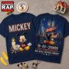 Mickey 911 Memorial 25th Anniversary 3D Shirt , Trending 3D Music Shirt Mickey 911 Memorial 25th Anniversary 3D Shirt