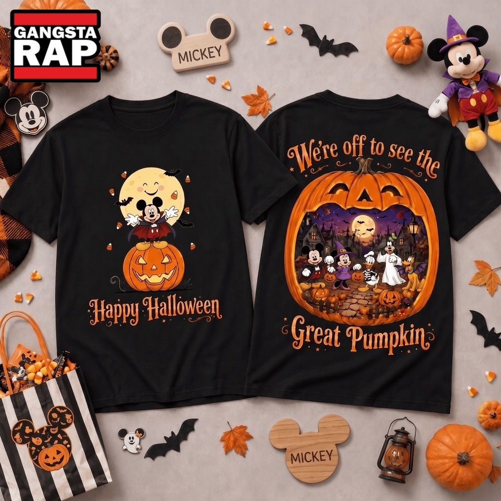 Mickey Halloween Night Great Pumpkin T Shirt, Trending 3D Music Shirt Mickey Halloween Night Great Pumpkin T Shirt, Trending 3D Music Shirt
