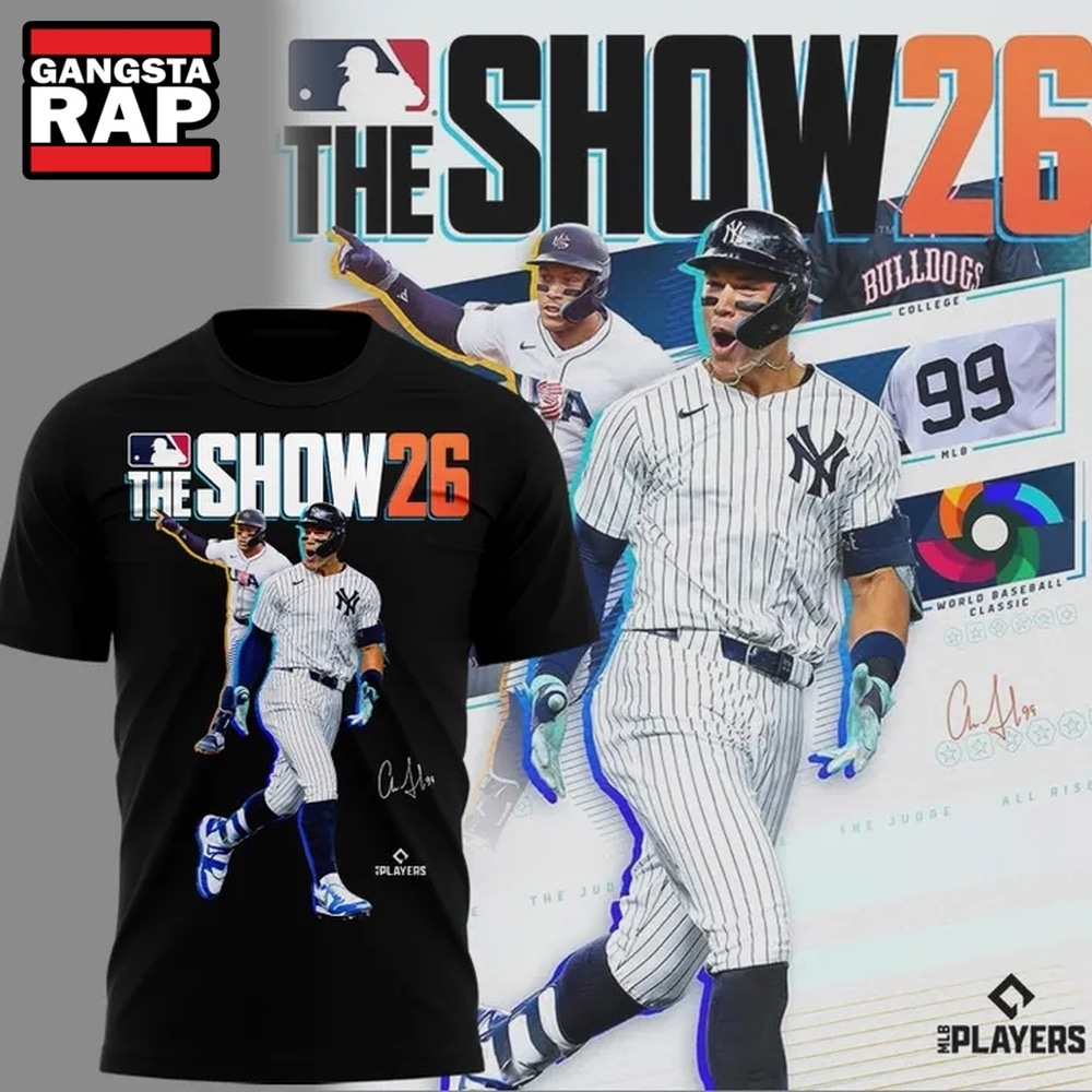 MLB The Show 26 Aaron Judge From New York Yankees Cover Athlete T Shirt, Trending Design Shirt MLB The Show 26 Aaron Judge From New York Yankees Cover Athlete T Shirt, Trending Design Shirt