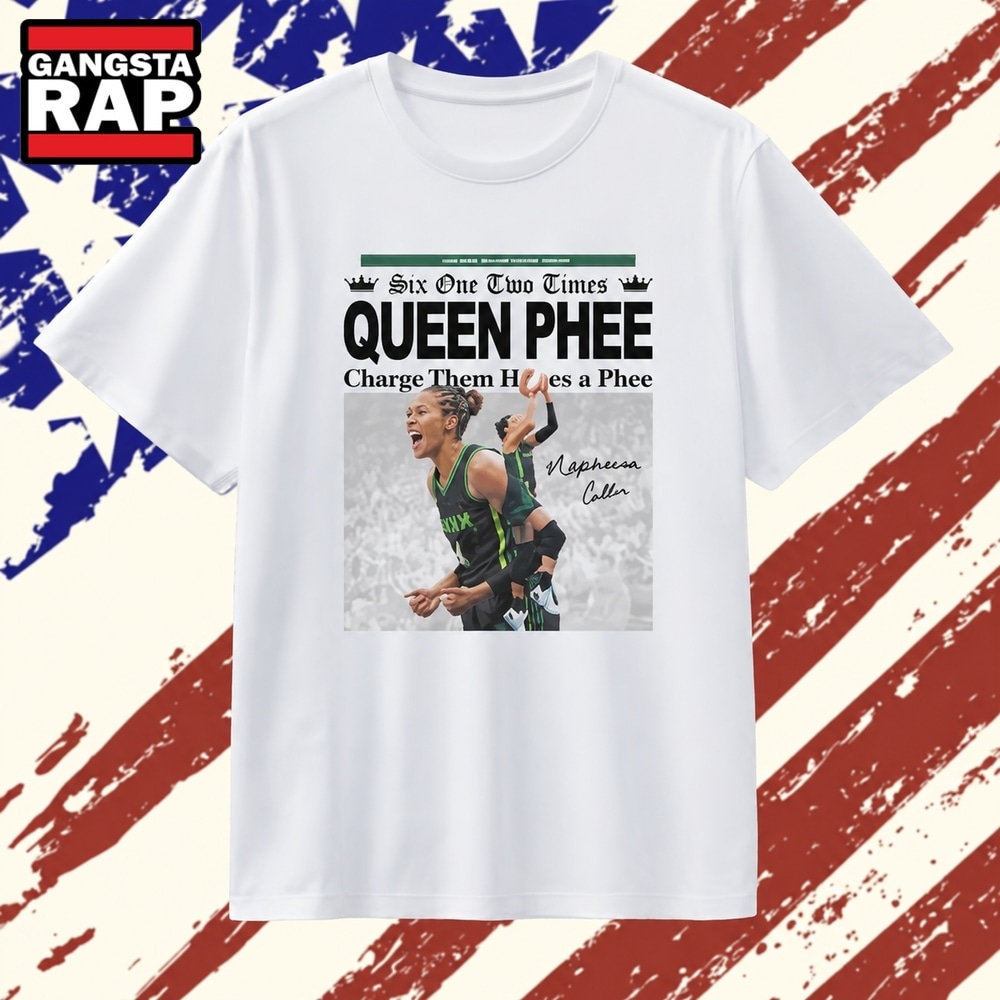 Napheesa Collier Queen Phee Minnesota Lynx WNBA Season Signature , Trending 2D Shirt Napheesa Collier Queen Phee Minnesota Lynx Wnba Season Signature