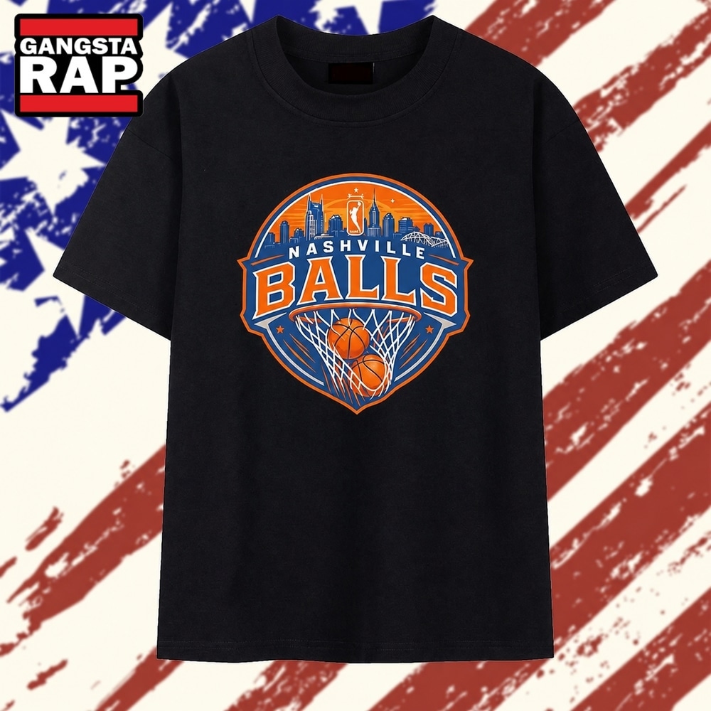 Nashville Balls WNBA basketball logo T Shirt , Vintage Trending Shirt Nashville Balls Wnba Basketball Logo T Shirt