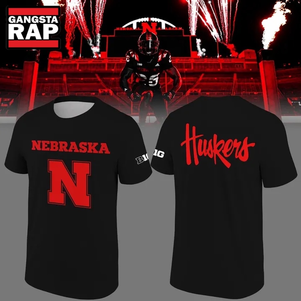 Nebraska Cornhuskers Football Darkness Returns 2026 Limited Edition T Shirt , Trending Design Shirt Nebraska Cornhuskers Football Darkness Returns 2026 Limited Edition T Shirt