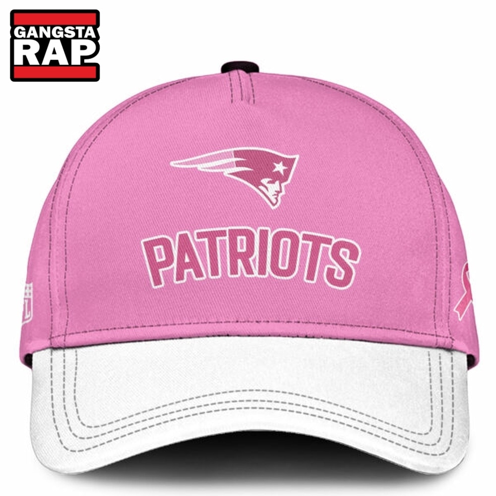 New England Patriots 2026 x Breast Health Awareness Night Limited Edition Cap, Trending Baseball Cap New England Patriots 2026 X Breast Health Awareness Night Limited Edition Cap