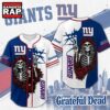 New York Giants NFL Game Day Grateful Dead Baseball Jersey Shirt, NFL Baseball Jersey New York Giants Nfl Game Day Grateful Dead Baseball Jersey Shirt