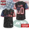 New York Jets NFL American Pride Custom Baseball Jersey Shirt , NFL Baseball Jersey New York Jets Nfl American Pride Custom Baseball Jersey Shirt