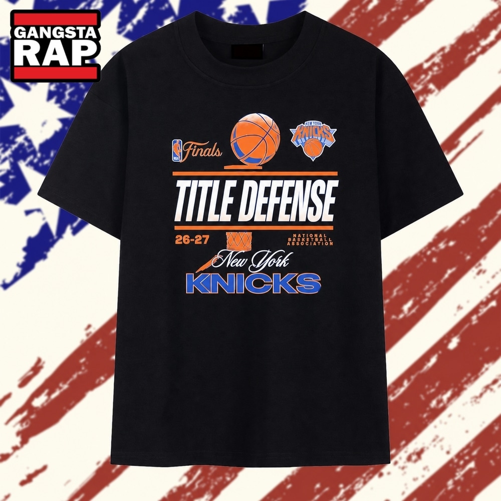 New York Knicks title defense 26 27 NBA Finals T Shirt , Vintage Trending Shirt New York Knicks Title Defense 26 27 Nba Finals T Shirt
