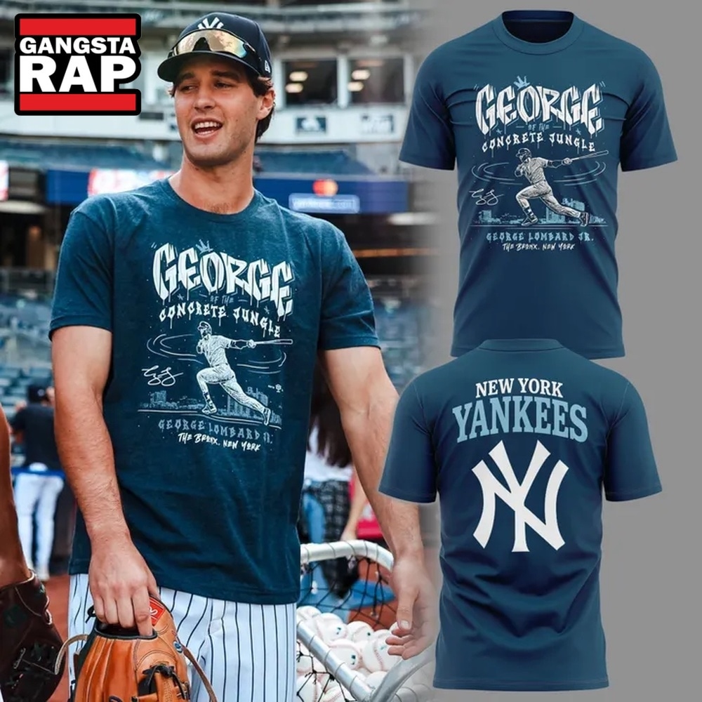 New York Yankees George Of The Concrete Jungle T Shirt, Trending Design Shirt New York Yankees George Of The Concrete Jungle T Shirt, Trending Design Shirt