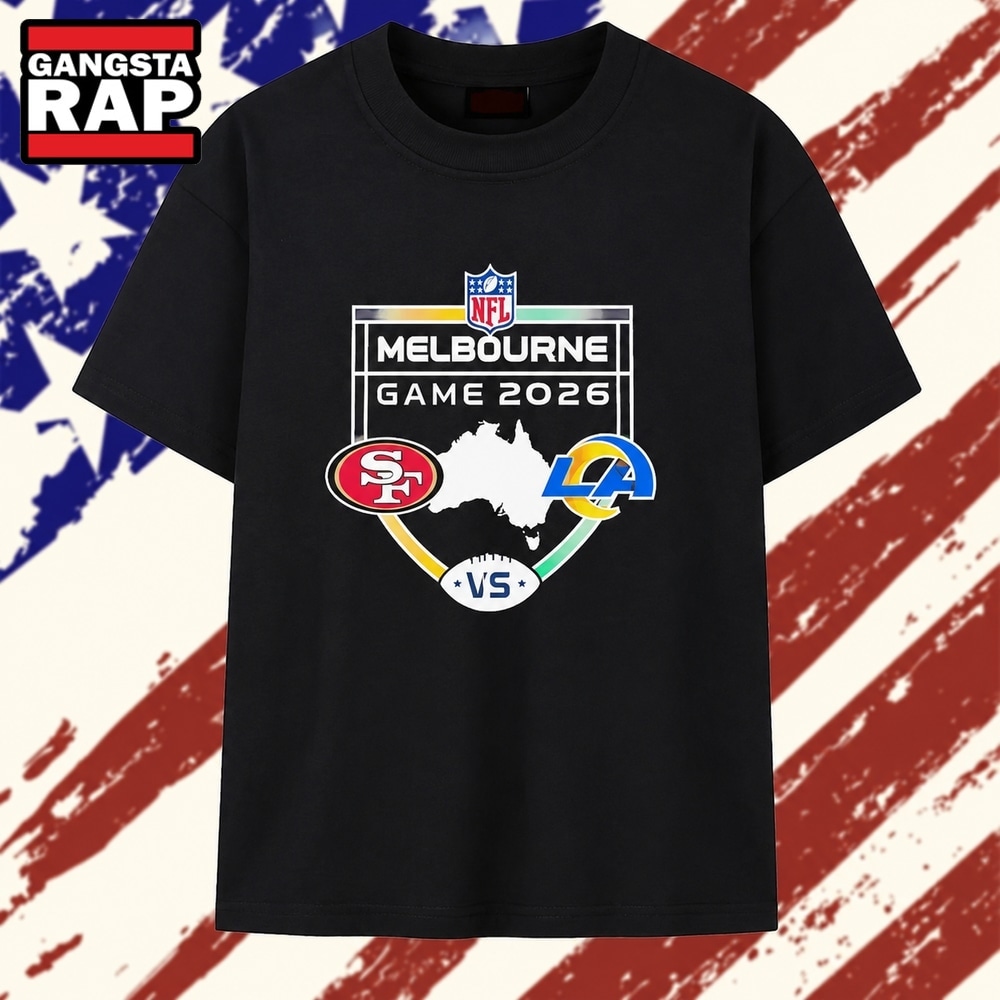 NFL Melbourne game 2026 San Francisco 49ers vs Los Angeles Rams T Shirt, Trending 2D Shirt NFL Melbourne game 2026 San Francisco 49ers vs Los Angeles Rams T Shirt, Trending 2D Shirt
