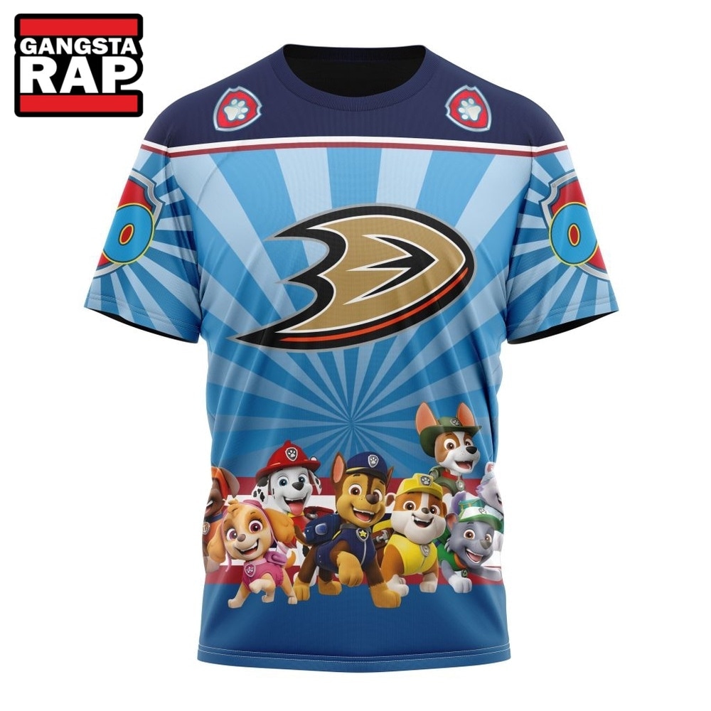 NHL Anaheim Ducks Special Paw Patrol Kits Hoodie, T Shirt , NHL 3D Shirt NHL Anaheim Ducks Special Paw Patrol Kits Hoodie, T Shirt , NHL 3D Shirt