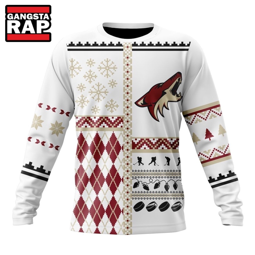 NHL Arizona Coyotes Specialized Christmas Is Coming New Design Hoodie, T Shirt , NHL 3D Shirt NHL Arizona Coyotes Specialized Christmas Is Coming New Design Hoodie, T Shirt , NHL 3D Shirt