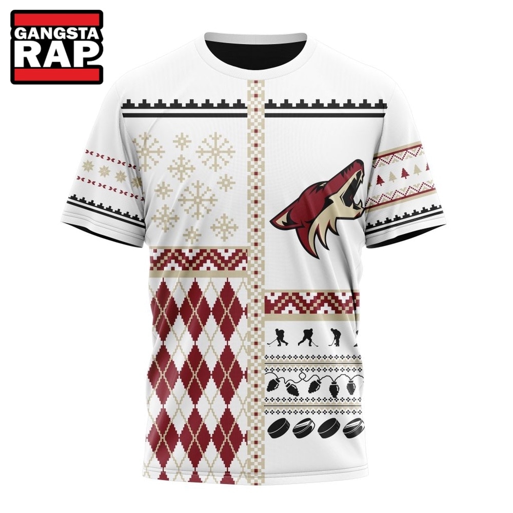 NHL Arizona Coyotes Specialized Christmas Is Coming New Design Hoodie, T Shirt , NHL 3D Shirt NHL Arizona Coyotes Specialized Christmas Is Coming New Design Hoodie, T Shirt , NHL 3D Shirt