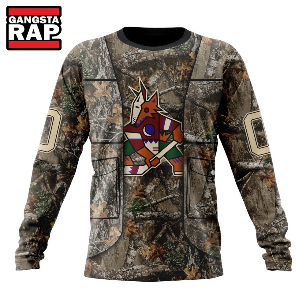 NHL Arizona Coyotes Specialized Unisex Vest Kits With Realtree Camo Hoodie, T Shirt, NHL 3D Shirt NHL Arizona Coyotes Specialized Unisex Vest Kits With Realtree Camo Hoodie, T Shirt, NHL 3D Shirt