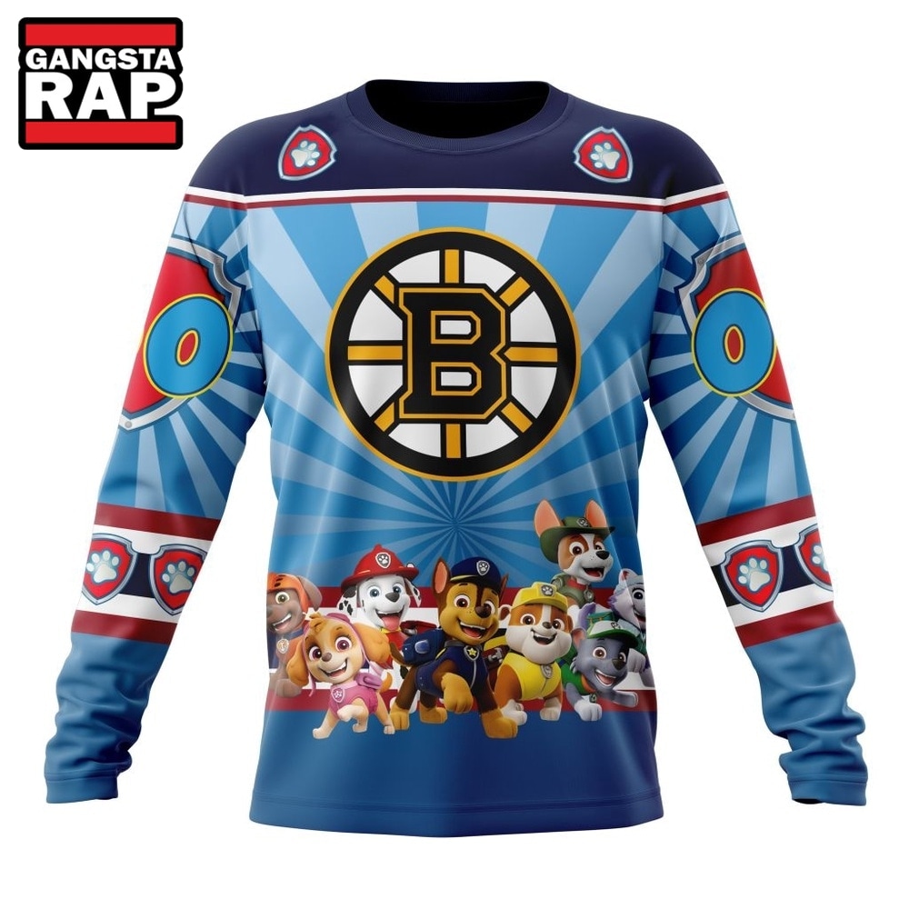 NHL Boston Bruins Special Paw Patrol Kits Hoodie, T Shirt , NHL 3D Shirt NHL Boston Bruins Special Paw Patrol Kits Hoodie, T Shirt , NHL 3D Shirt