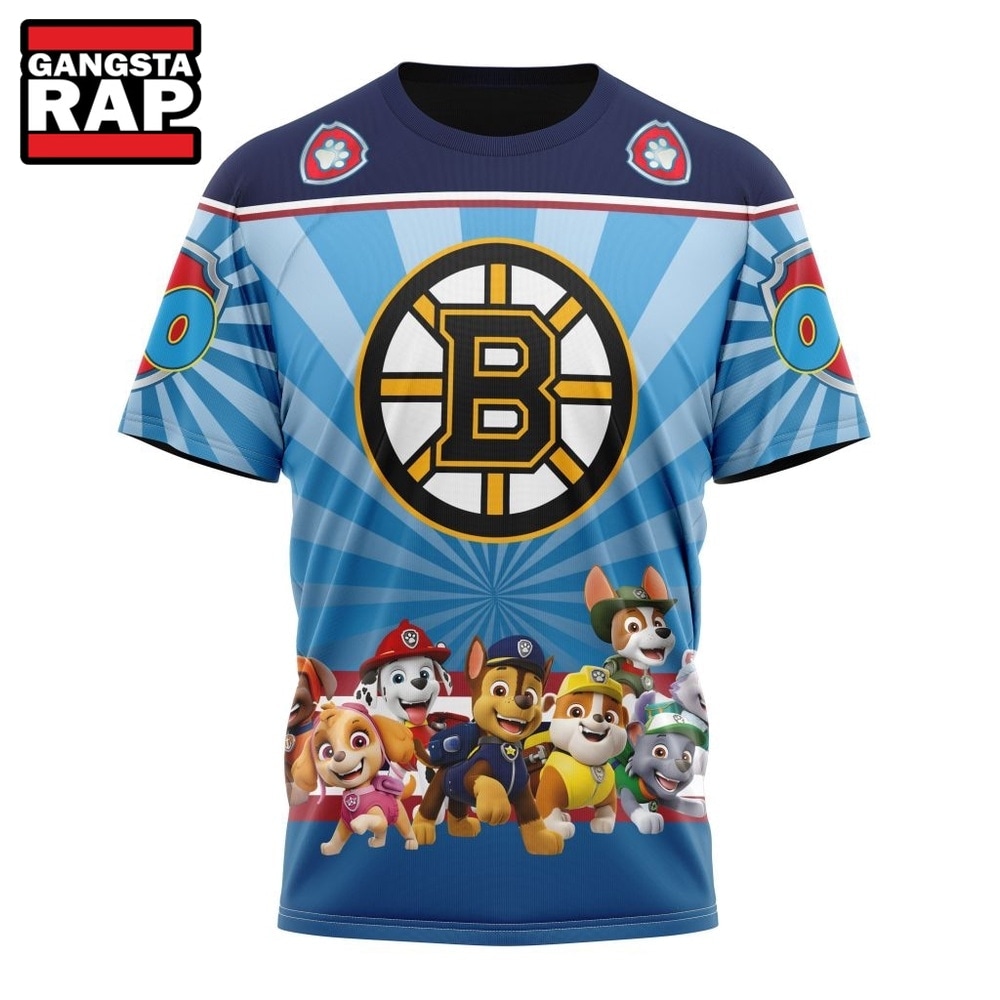 NHL Boston Bruins Special Paw Patrol Kits Hoodie, T Shirt , NHL 3D Shirt NHL Boston Bruins Special Paw Patrol Kits Hoodie, T Shirt , NHL 3D Shirt