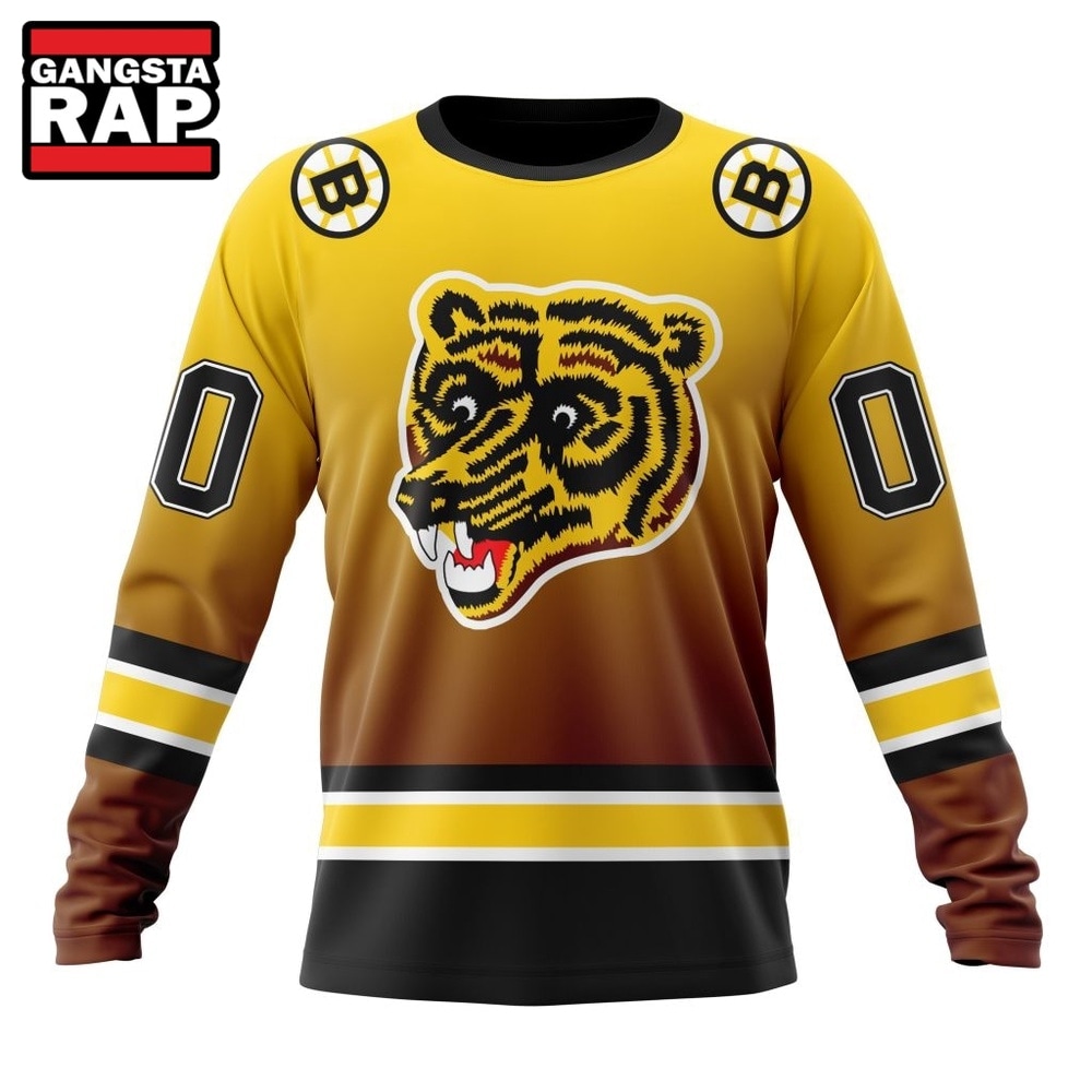 NHL Boston Bruins Special Retro Gradient Design Hoodie, T Shirt, NHL 3D Shirt NHL Boston Bruins Special Retro Gradient Design Hoodie, T Shirt, NHL 3D Shirt