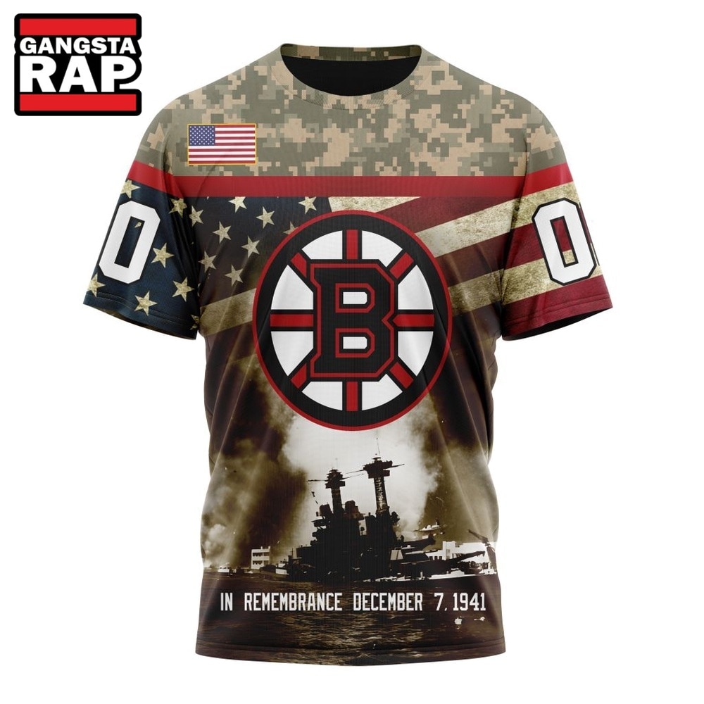 NHL Boston Bruins Specialized Unisex Kits Remember Pearl Harbor Hoodie, T Shirt , NHL 3D Shirt NHL Boston Bruins Specialized Unisex Kits Remember Pearl Harbor Hoodie, T Shirt , NHL 3D Shirt