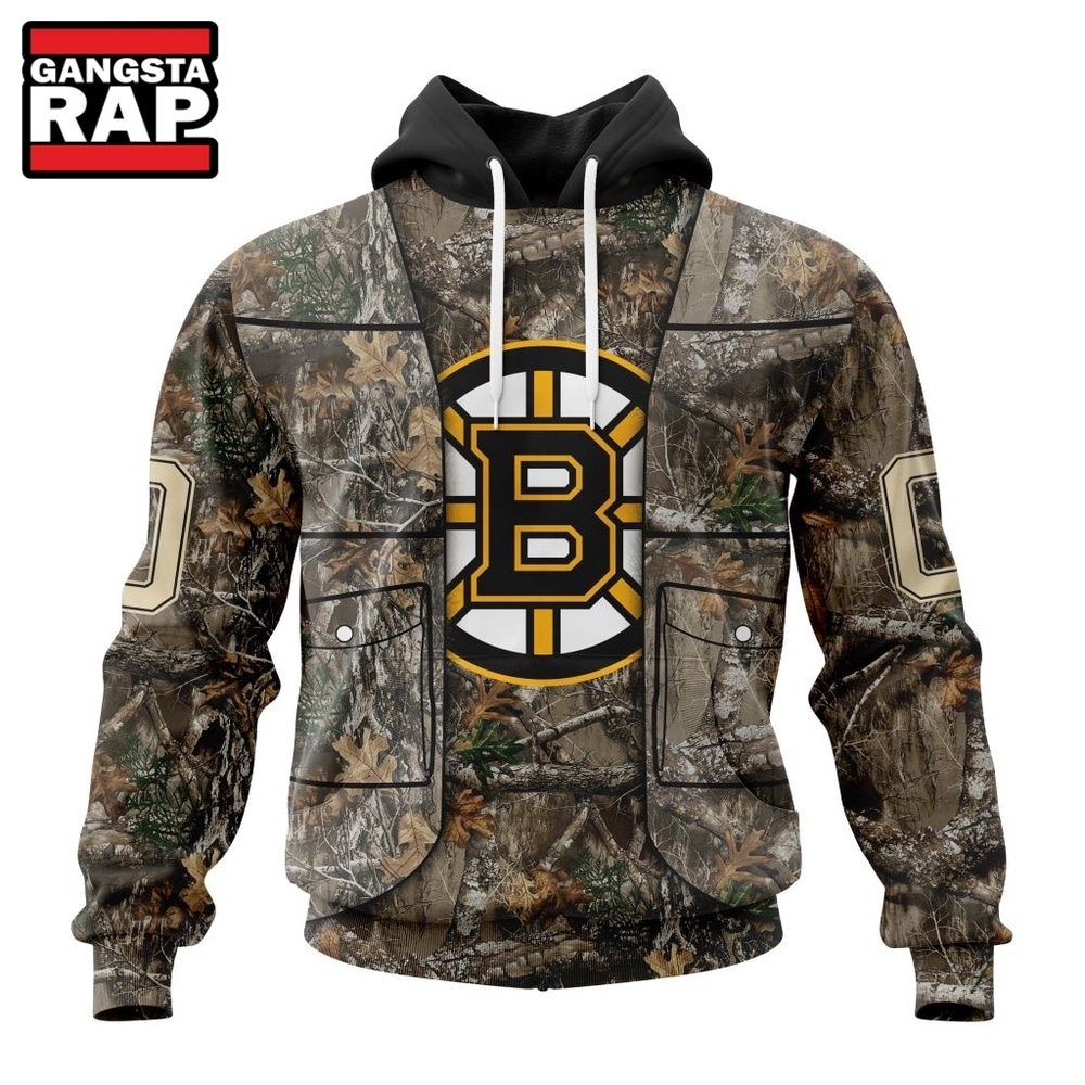 NHL Boston Bruins Specialized Unisex Vest Kits With Realtree Camo Hoodie, T Shirt, NHL 3D Shirt NHL Boston Bruins Specialized Unisex Vest Kits With Realtree Camo Hoodie, T Shirt, NHL 3D Shirt