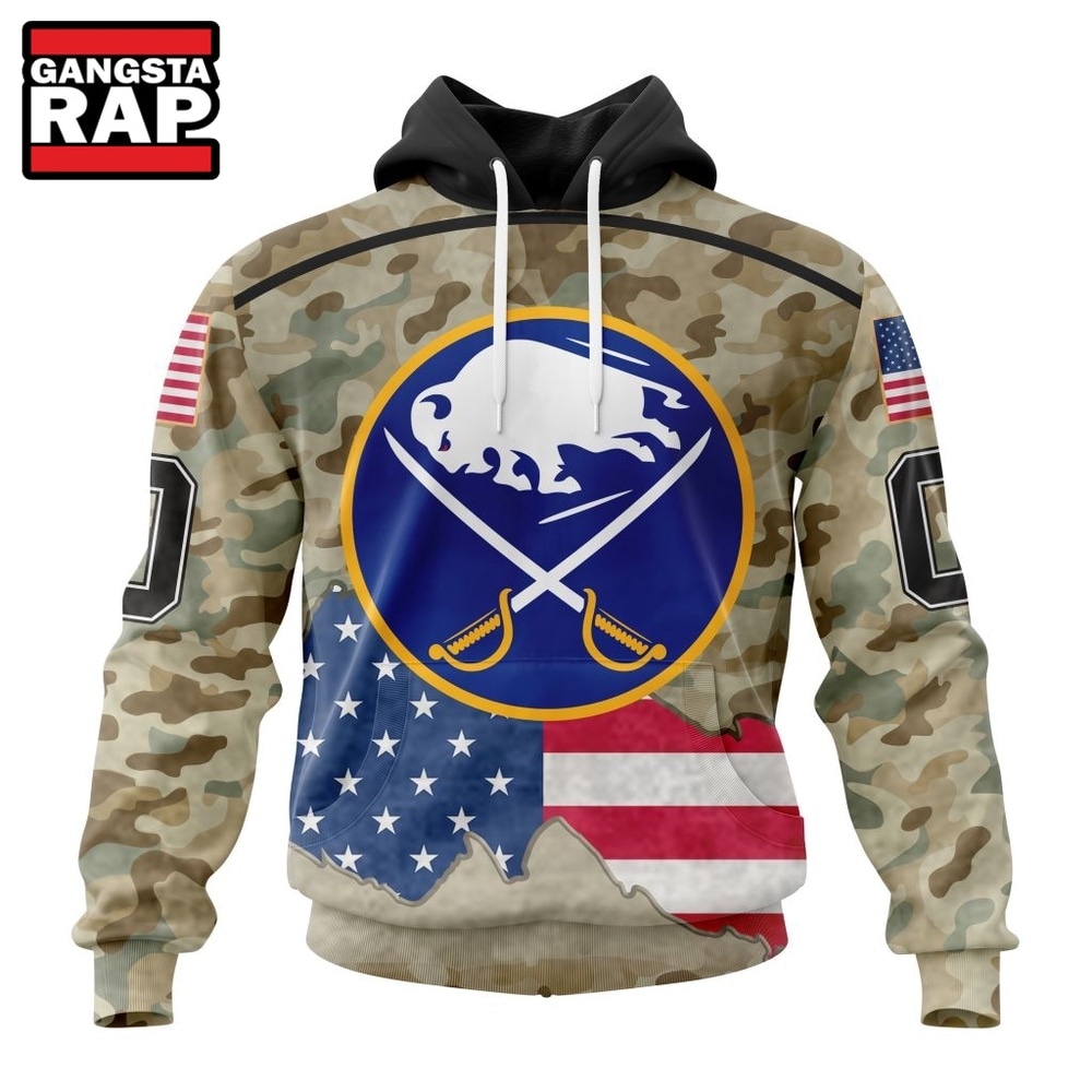 NHL Buffalo Sabres Specialized Kits For United State With Camo Color Hoodie, T Shirt , NHL 3D Shirt Nhl Buffalo Sabres Specialized Kits For United State With Camo Color Hoodie T Shirt 1
