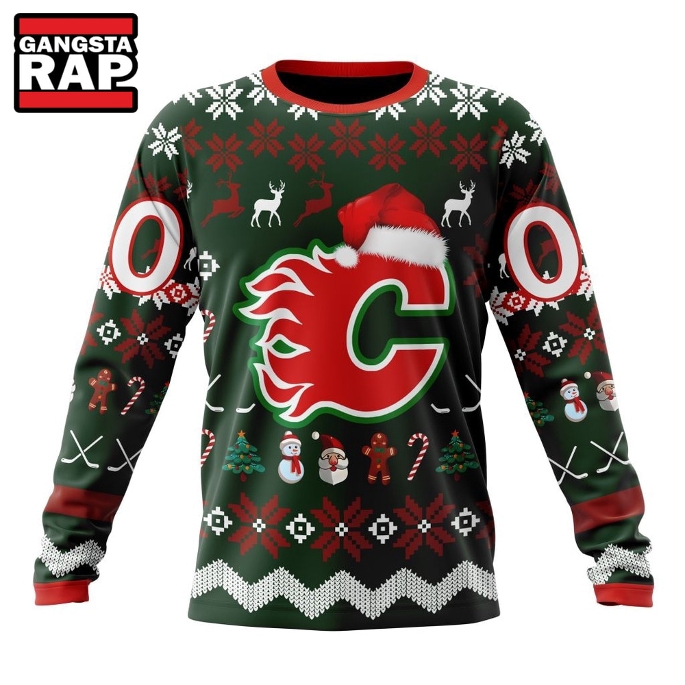 NHL Calgary Flames Hockey Christmas Is Coming 2026 Hoodie, T Shirt , NHL 3D Shirt NHL Calgary Flames Hockey Christmas Is Coming 2026 Hoodie, T Shirt , NHL 3D Shirt