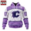 NHL Calgary Flames Special Lavender Fight Cancer Hoodie, T Shirt , NHL 3D Shirt Nhl Calgary Flames Special Lavender Fight Cancer Hoodie T Shirt 1