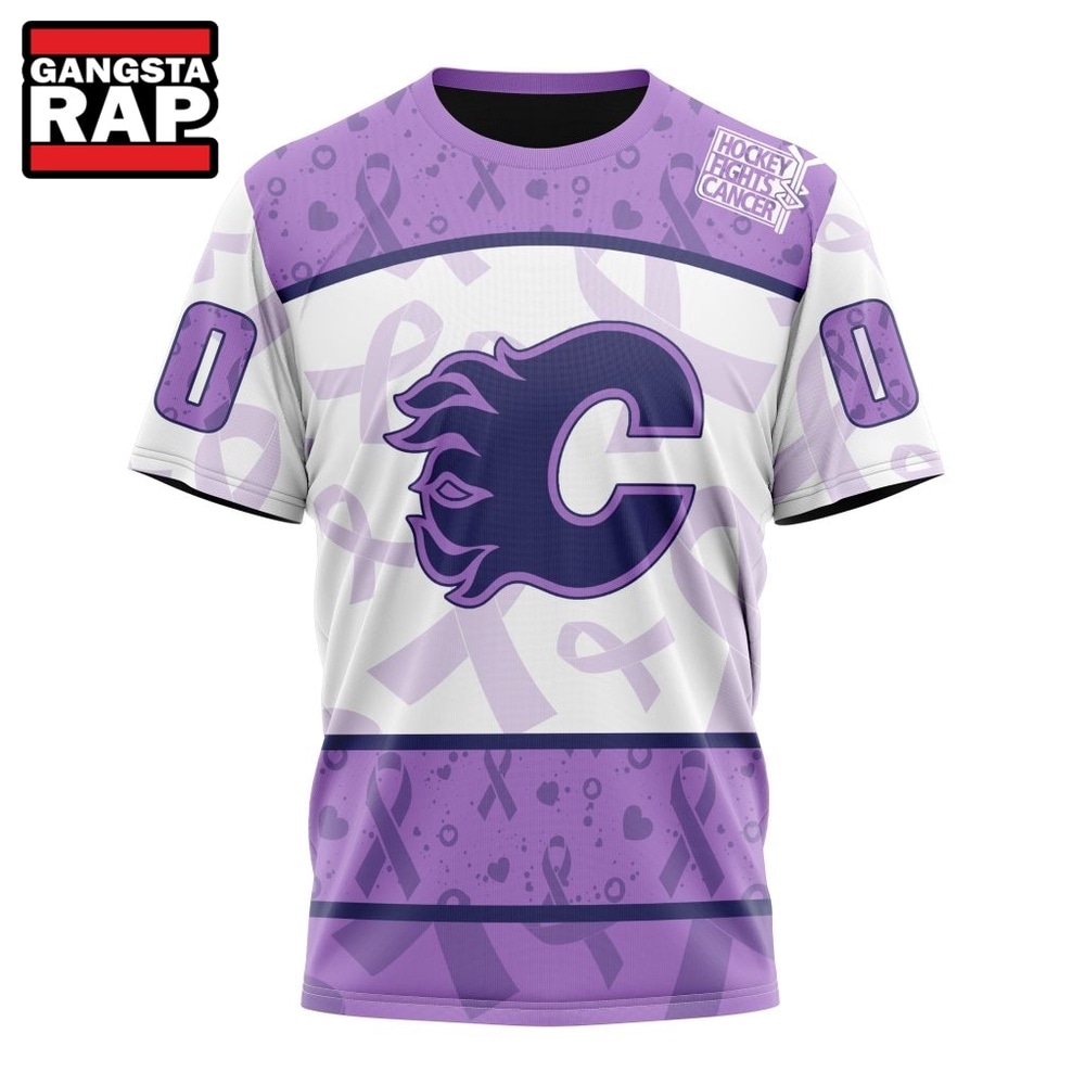 NHL Calgary Flames Special Lavender Fight Cancer Hoodie, T Shirt , NHL 3D Shirt NHL Calgary Flames Special Lavender Fight Cancer Hoodie, T Shirt , NHL 3D Shirt