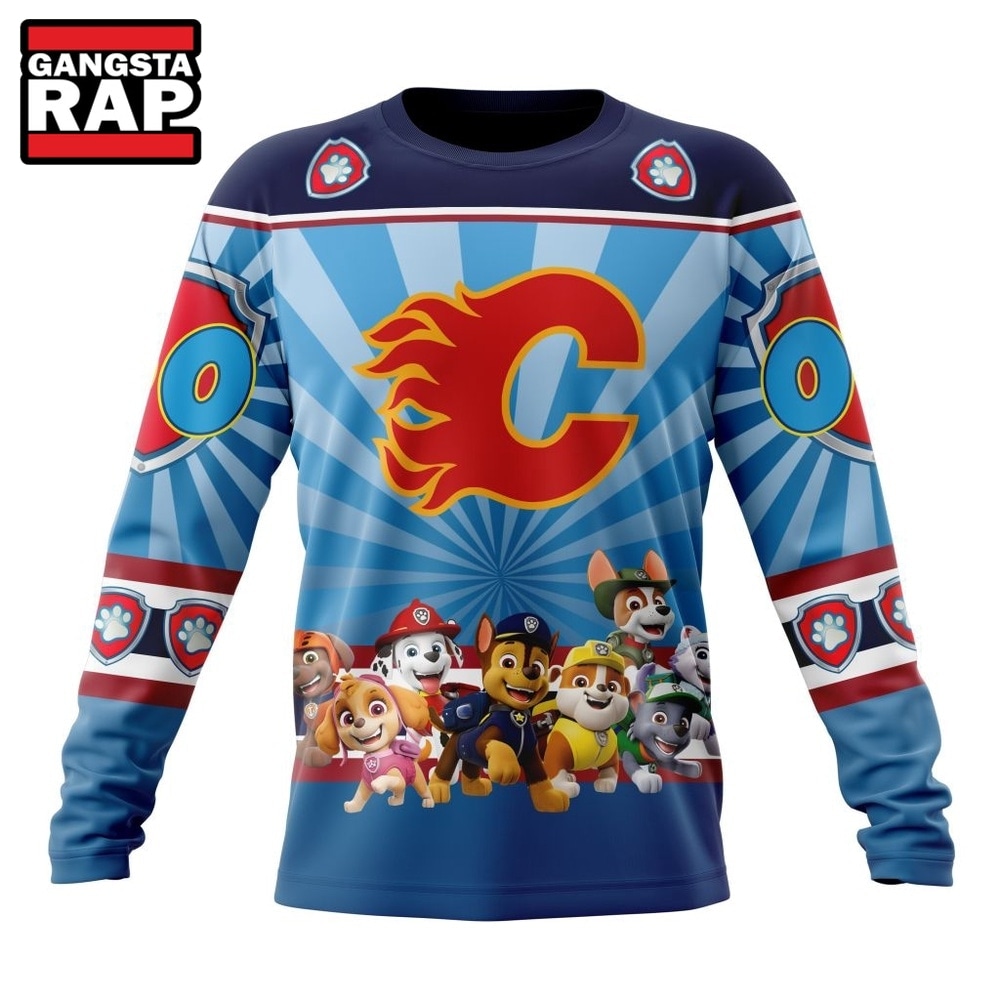 NHL Calgary Flames Special Paw Patrol Kits Hoodie, T Shirt , NHL 3D Shirt NHL Calgary Flames Special Paw Patrol Kits Hoodie, T Shirt , NHL 3D Shirt