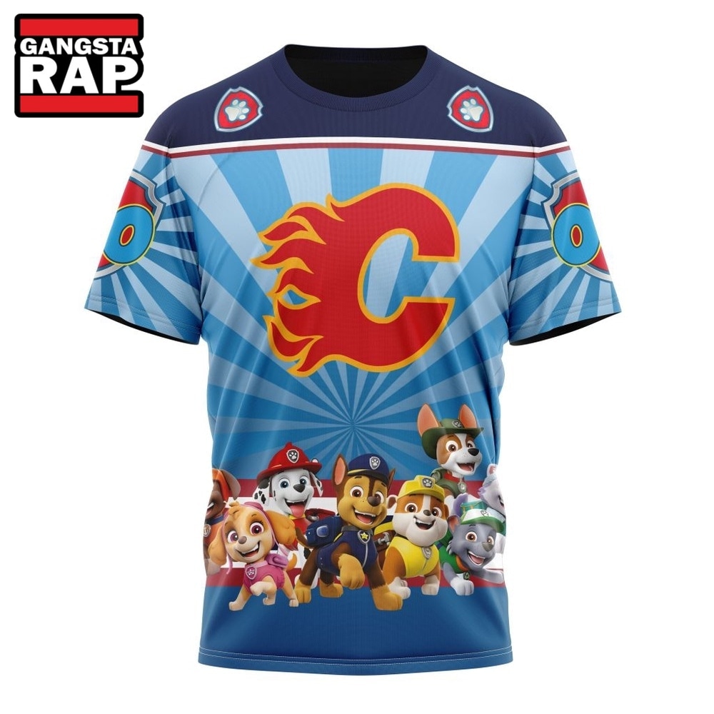 NHL Calgary Flames Special Paw Patrol Kits Hoodie, T Shirt , NHL 3D Shirt NHL Calgary Flames Special Paw Patrol Kits Hoodie, T Shirt , NHL 3D Shirt