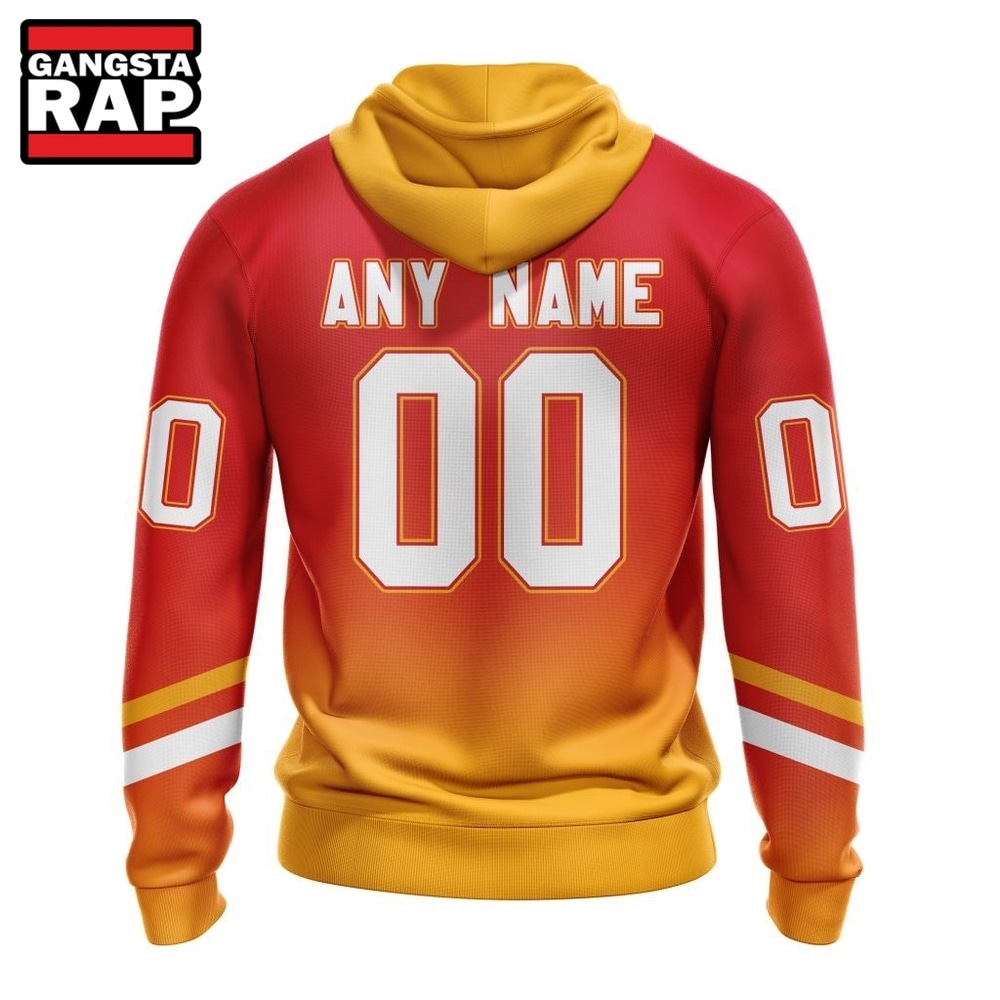 NHL Calgary Flames Special Retro Gradient Design Hoodie, T Shirt, NHL 3D Shirt Nhl Calgary Flames Special Retro Gradient Design Hoodie T Shirt 2