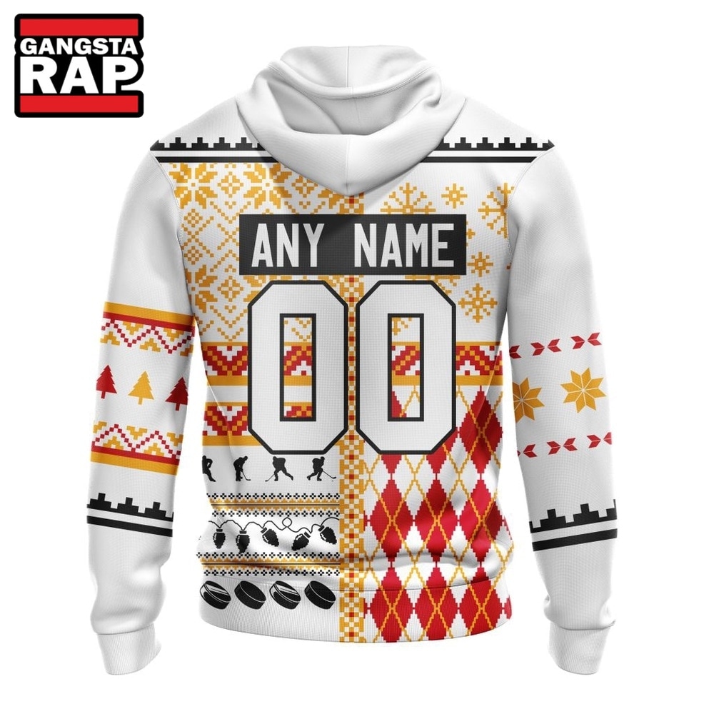 NHL Calgary Flames Specialized Christmas Is Coming New Design Hoodie, T Shirt , NHL 3D Shirt Nhl Calgary Flames Specialized Christmas IS Coming New Design Hoodie T Shirt 2