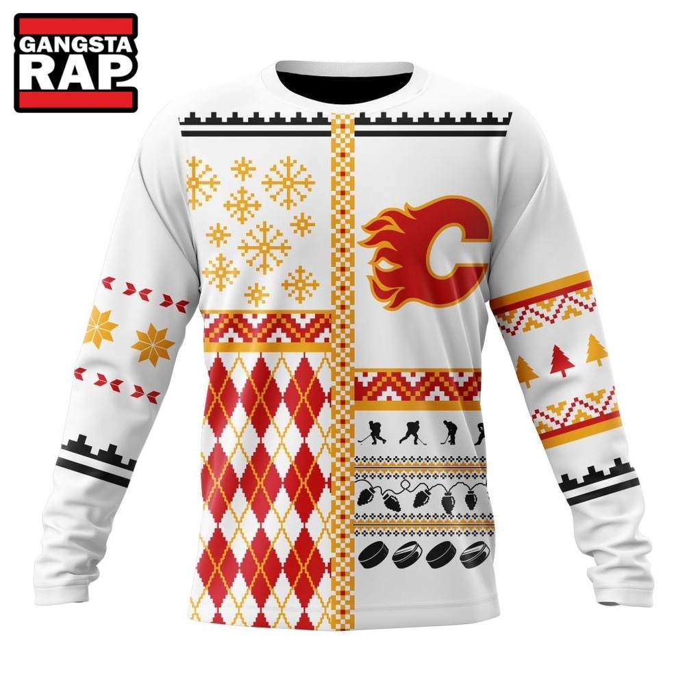 NHL Calgary Flames Specialized Christmas Is Coming New Design Hoodie, T Shirt , NHL 3D Shirt NHL Calgary Flames Specialized Christmas Is Coming New Design Hoodie, T Shirt , NHL 3D Shirt