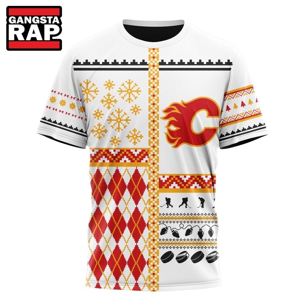 NHL Calgary Flames Specialized Christmas Is Coming New Design Hoodie, T Shirt , NHL 3D Shirt NHL Calgary Flames Specialized Christmas Is Coming New Design Hoodie, T Shirt , NHL 3D Shirt