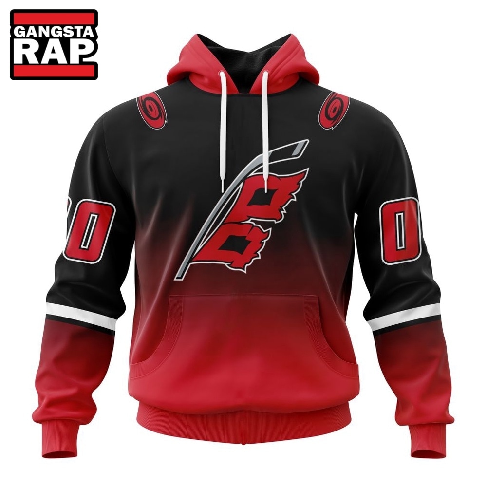 NHL Carolina Hurricanes Special Retro Gradient Design Hoodie, T Shirt, NHL 3D Shirt Nhl Carolina Hurricanes Special Retro Gradient Design Hoodie T Shirt 1