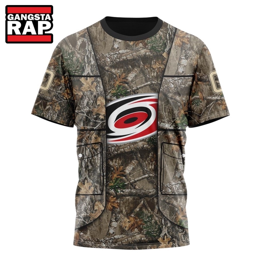 NHL Carolina Hurricanes Specialized Unisex Vest Kits With Realtree Camo Hoodie, T Shirt, NHL 3D Shirt NHL Carolina Hurricanes Specialized Unisex Vest Kits With Realtree Camo Hoodie, T Shirt, NHL 3D Shirt
