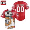 NHL Carolina Hurricanes x BB 8 D Star War Baseball Jersey , NHL Baseball Shirt 3 NHL Carolina Hurricanes x BB 8 D Star War Baseball Jersey , NHL Baseball Shirt Nhl Carolina Hurricanes X BB 8 D Star War Baseball Jersey 1