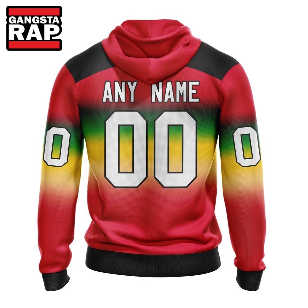 NHL Chicago Blackhawks Special Retro Gradient Design Hoodie, T Shirt, NHL 3D Shirt Nhl Chicago Blackhawks Special Retro Gradient Design Hoodie T Shirt 2
