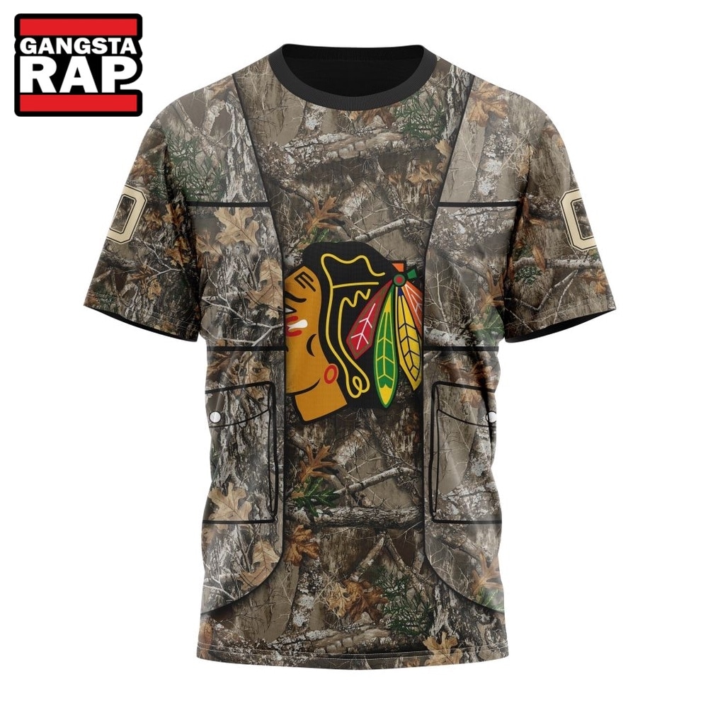 NHL Chicago BlackHawks Specialized Unisex Vest Kits With Realtree Camo Hoodie, T Shirt, NHL 3D Shirt NHL Chicago BlackHawks Specialized Unisex Vest Kits With Realtree Camo Hoodie, T Shirt, NHL 3D Shirt