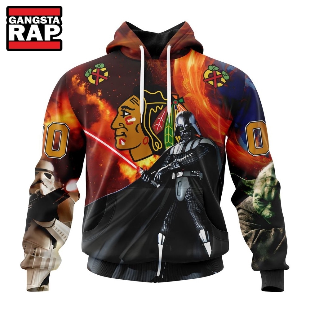 NHL Chicago BlackHawks x Star War Specialized Design Hoodie, T Shirt , NHL 3D Shirt NHL Chicago BlackHawks x Star War Specialized Design Hoodie, T Shirt , NHL 3D Shirt