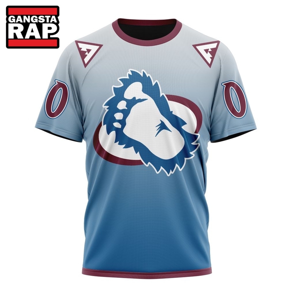 NHL Colorado Avalanche Special Retro Gradient Design Hoodie, T Shirt, NHL 3D Shirt NHL Colorado Avalanche Special Retro Gradient Design Hoodie, T Shirt, NHL 3D Shirt