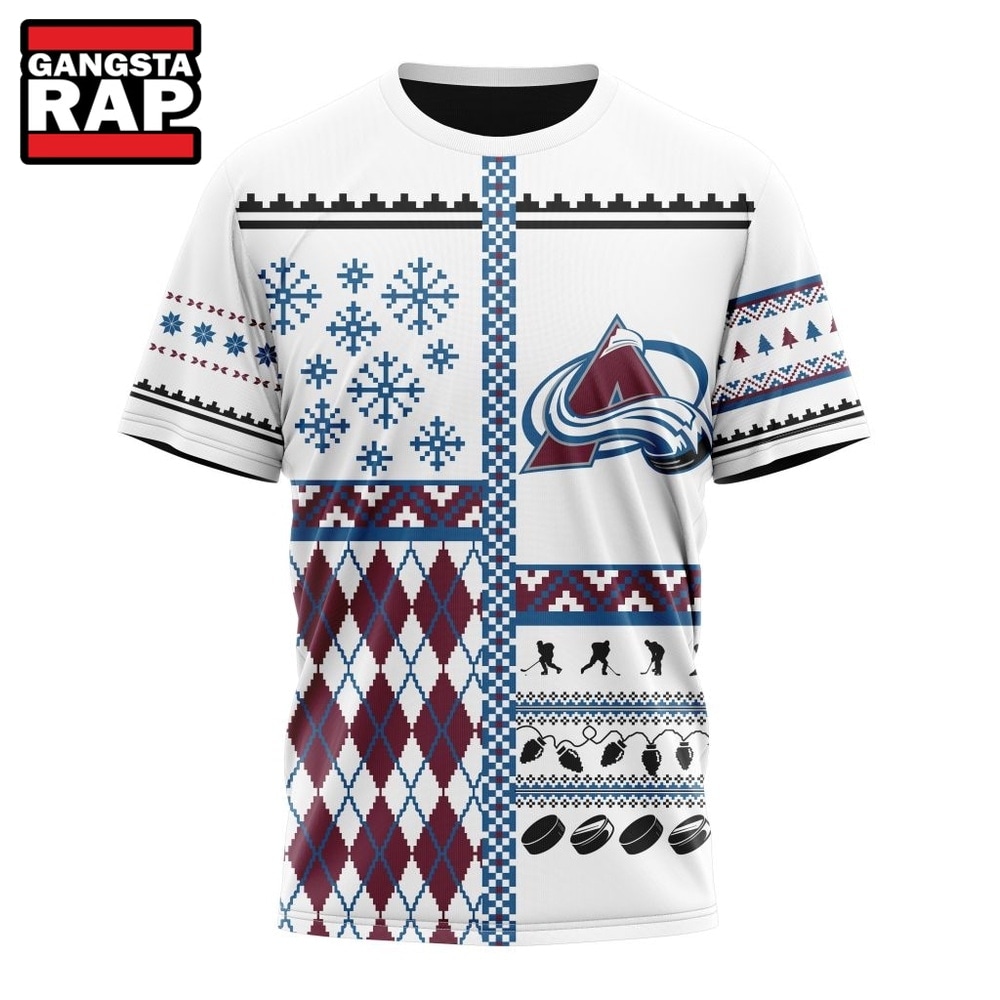 NHL Colorado Avalanche Specialized Christmas Is Coming New Design Hoodie, T Shirt , NHL 3D Shirt NHL Colorado Avalanche Specialized Christmas Is Coming New Design Hoodie, T Shirt , NHL 3D Shirt