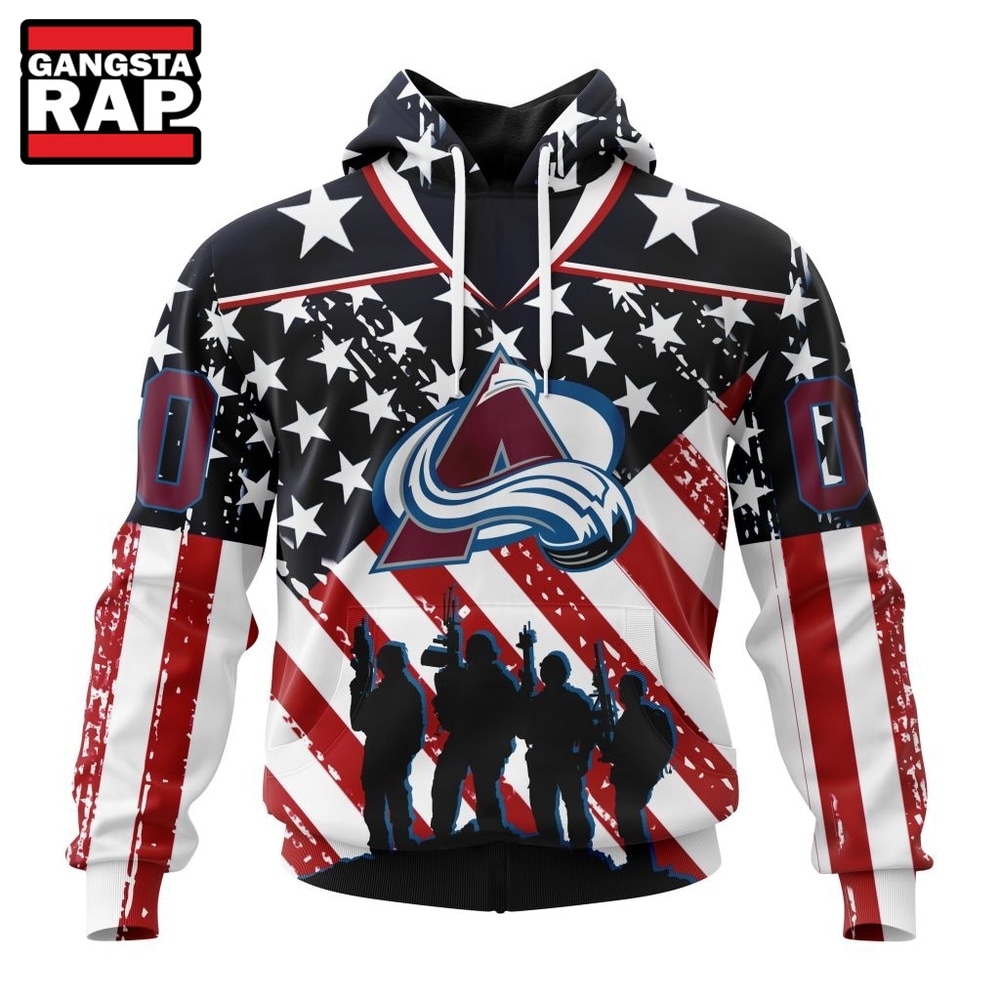 NHL Colorado Avalanche Specialized Kits For Honor USS Military Hoodie, T Shirt , NHL 3D Shirt NHL Colorado Avalanche Specialized Kits For Honor USS Military Hoodie, T Shirt , NHL 3D Shirt
