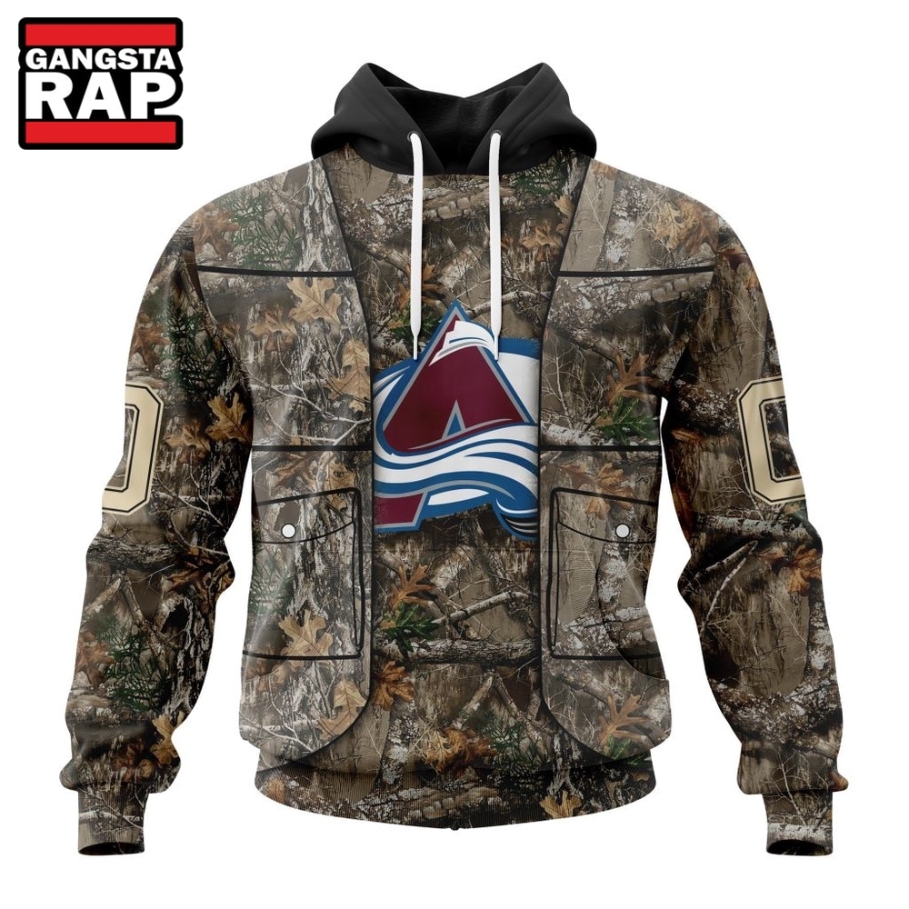 NHL Colorado Avalanche Specialized Unisex Vest Kits With Realtree Camo Hoodie, T Shirt, NHL 3D Shirt NHL Colorado Avalanche Specialized Unisex Vest Kits With Realtree Camo Hoodie, T Shirt, NHL 3D Shirt